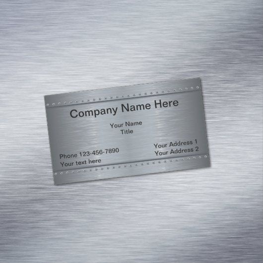 Carte De Visite Magnétique Structure classique (In Situ)