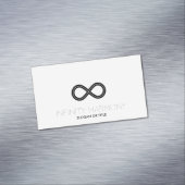 Carte De Visite Magnétique Symbole d'harmonie d'infini (In Situ)