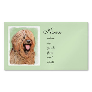 Carte De Visite Magnétique Tableau de bord - Joli art original chien