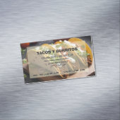 Carte De Visite Magnétique 🌮 Tacos Y Burritos (In Situ)