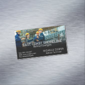 Carte De Visite Magnétique Technician Engineers | Oil Refinery (In Situ)