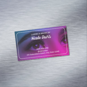 Carte De Visite Magnétique Technicien De Broyage Et De Lashes