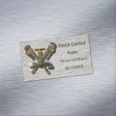 Carte De Visite Magnétique Technicien d'ingénieur de drainage d'eaux d'égout (In Situ)