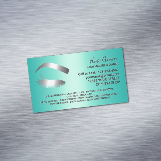 Carte De Visite Magnétique Technicien Lash & Brow (In Situ)