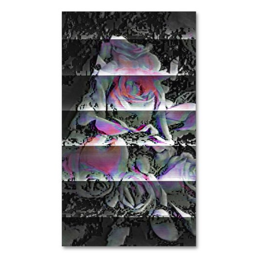 Carte De Visite Magnétique Techno Bouquet (devant Vertical)