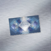 Carte De Visite Magnétique Technologie géométrique futuriste moderne (In Situ)