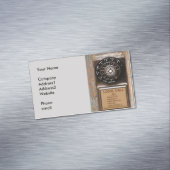 Carte De Visite Magnétique Téléphone antique rotatif payant rude (In Situ)