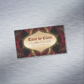Carte De Visite Magnétique Temple de la Déesse Rouge Tarot (In Situ)