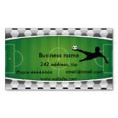 Carte De Visite Magnétique Terrain de football (devant)