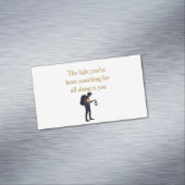 Carte De Visite Magnétique The light is you iPad Smart Cover (In Situ)