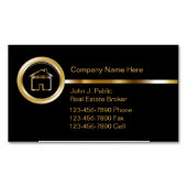 Carte De Visite Magnétique Thème Agent immobilier (devant)