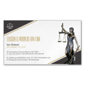 Carte De Visite Magnétique Thème | Bureau du droit (devant)