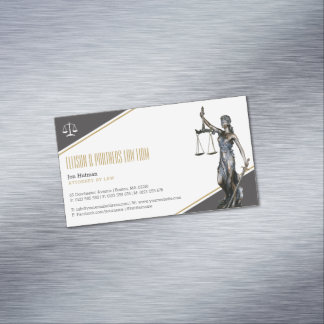 Carte De Visite Magnétique Thème | Bureau du droit