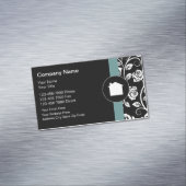 Carte De Visite Magnétique Thème Dames Realtor Professionnel (In Situ)