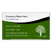 Carte De Visite Magnétique Thème de paysage professionnel (devant)