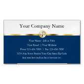 Carte De Visite Magnétique Thème du procureur exécutif moderne (devant)