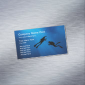 Carte De Visite Magnétique Thème Plongée sous-marine (In Situ)