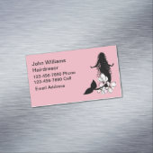 Carte De Visite Magnétique Thème tendance Beauté des cheveux (In Situ)