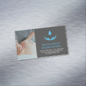 Carte De Visite Magnétique Thérapeute de massage | Propriétaire du Spa (In Situ)