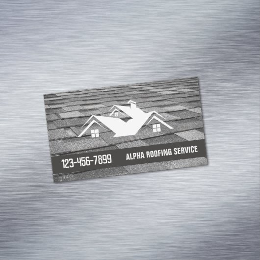 Carte De Visite Magnétique Toit Handyman Réparation Construction Toit (In Situ)