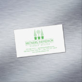 Carte De Visite Magnétique Topiary Trio Gardener Landscaping vert clair (In Situ)