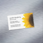 Carte De Visite Magnétique Tournesol (In Situ)