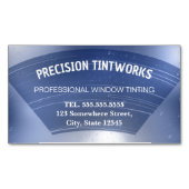 Carte De Visite Magnétique Tri de la fenêtre du véhicule (devant)