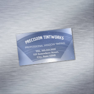 Carte De Visite Magnétique Tri de la fenêtre du véhicule