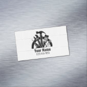 Carte De Visite Magnétique Tuiles d'outils manuelles personnalisables (In Situ)