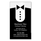 Carte De Visite Magnétique Tuxedo (devant Vertical)