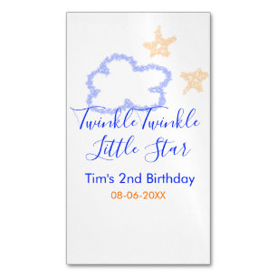 Carte De Visite Magnétique Twinkle scintillement petite étoile anniversaire v