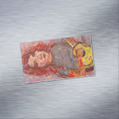 Carte De Visite Magnétique Ukulele Girl (In Situ)