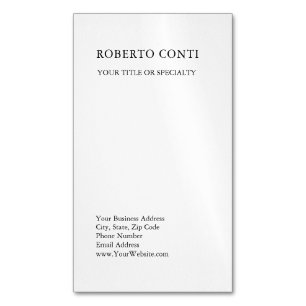 Carte De Visite Magnétique Unique minimaliste moderne