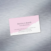 Carte De Visite Magnétique Unique Professionnel Élégant Plain Simple Spécial (In Situ)