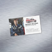 Carte De Visite Magnétique Véhicule de secours | Travailleur paramédical (In Situ)