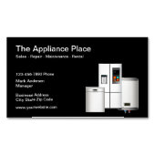Carte De Visite Magnétique Ventes Et Service D'Appliance Home (devant)