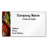 Carte De Visite Magnétique Verre tendu (devant)