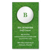 Carte De Visite Magnétique Vert foncé (devant Vertical)