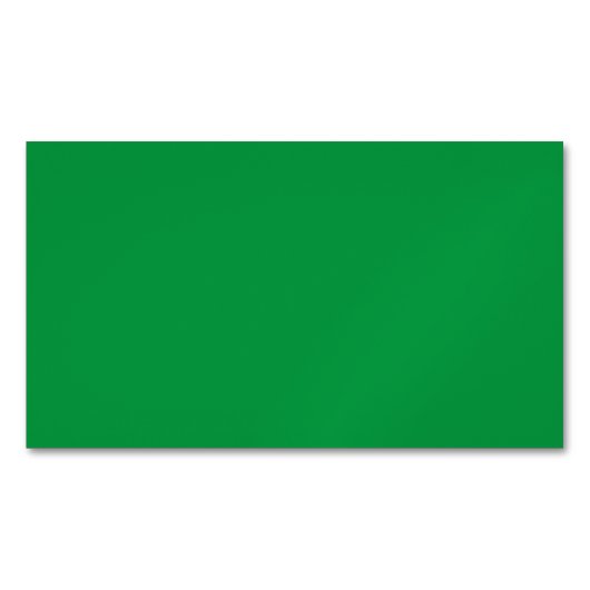 Carte De Visite Magnétique Vert pâle, Ferme, Vert forestier, (devant)