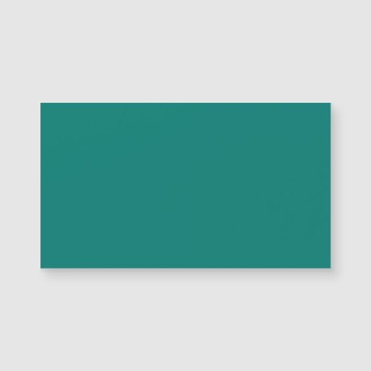 Carte de visite magnétique vert pin (Devant)