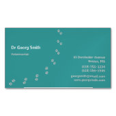 Carte De Visite Magnétique Vétérinaire (devant)