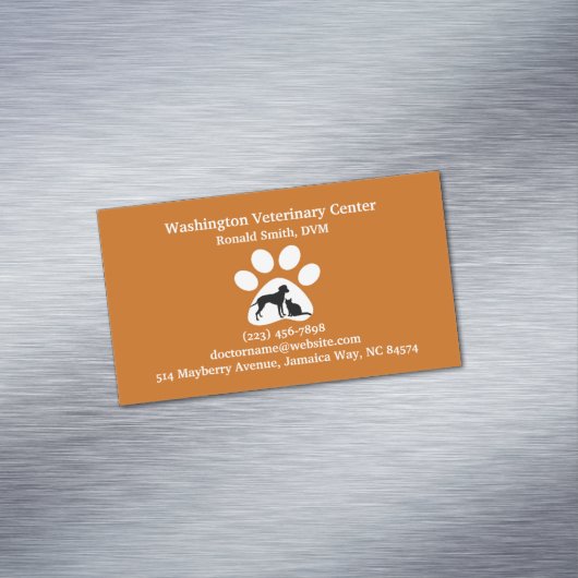 Carte De Visite Magnétique vétérinaire (In Situ)