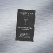 Carte De Visite Magnétique Vignoble Lux Black (In Situ)
