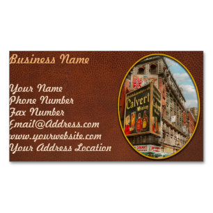 Carte De Visite Magnétique Ville - NY - Tastee's et Macy's 1942