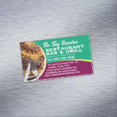 Carte De Visite Magnétique Votre Chef Cuisinier Cuisine Services de restaurat (In Situ)