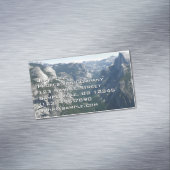 Carte De Visite Magnétique Vue depuis Glacier Point dans le parc national Yos (In Situ)