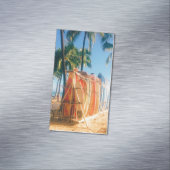 Carte De Visite Magnétique Waikiki Beach Surfboards  (In Situ)