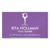 Carte De Visite Magnétique Yoga (devant)