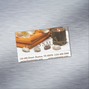 Carte De Visite Magnétique Yoga Zen Aromathérapie SPA de soins de la peau Mas