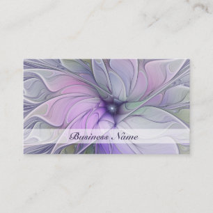 Carte De Visite Magnifique beauté moderne abstraite fleur d'art fr